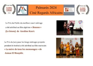 Palmarès du festival Ciné Regards Africains 2024